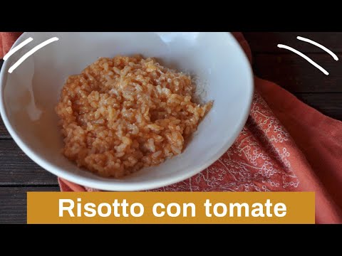 Risotto con tomate
