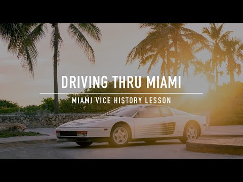 Driving the Miami Vice Testarossa (There was a Fire!!)