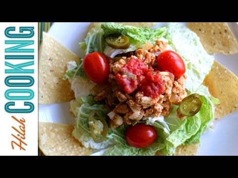 七面鳥のタコサラダレシピの作り方｜ヒラクッキング (How to Make Turkey Taco Salad Recipe | Hilah Cooking)