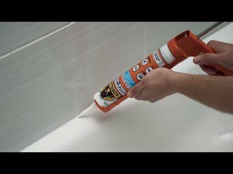 Gorilla Waterproof Caulk and Seal 100% Silicone Sealant
