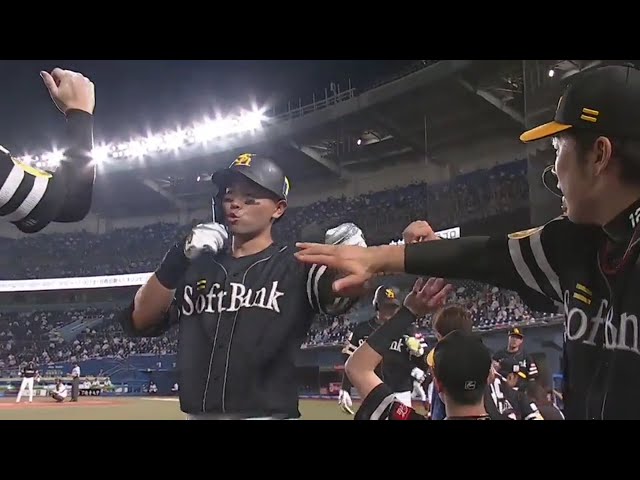 【3回表】ホークス・中村晃 先制の2ランホームラン!! 2020/8/21 M-H