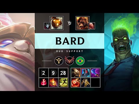 Bard Support vs Brand - BR Grandmaster Patch 25.17