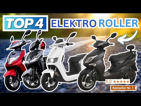 Beste ELEKTRO ROLLER 2026 | Top 4 Elektroroller mit Straßenzulassung Vergleich | E-Motorroller