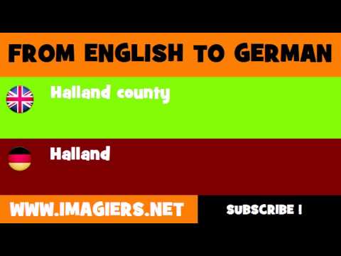 DEUTSCH   ENGLISCH  = Halland
