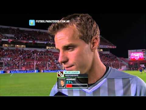 Rodríguez "La derrota fue justa". Independiente 0 - Gimnasia 1. Fecha 15. Primera 2014. FPT.