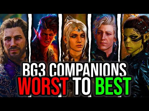 All Baldur's Gate 3 Companions RANKED Worst to Best