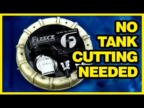 Solve Dreaded ¼ Tank Problems For Good! Fleece Sureflo Sending Unit Tank Install #diesel #dodge #fyp