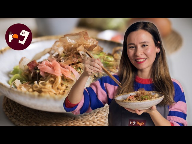 YAKISOBA: Fideos Fritos Japoneses rápidos y fáciles (Con Salsa Casera)