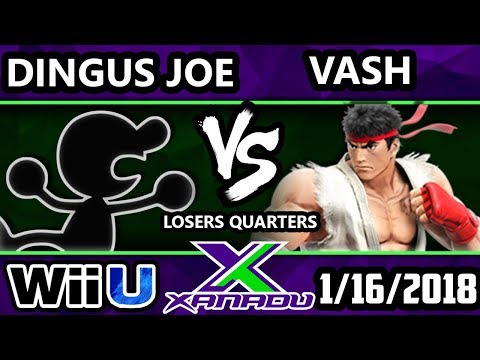 S@X 237 Smash 4 - Dingus Joe (G&W) Vs. Vash (Ryu) - SSB4 Losers Quarters - Smash for Wii U.