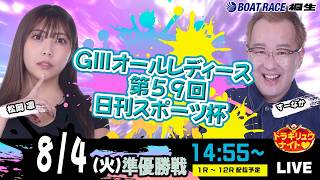 8月4日 | ドラキリュウナイト | ボートレース桐生  | で生配信！