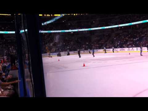 Tampa Bay Lightning - Boston Bruins1st Intermission Show.MOV