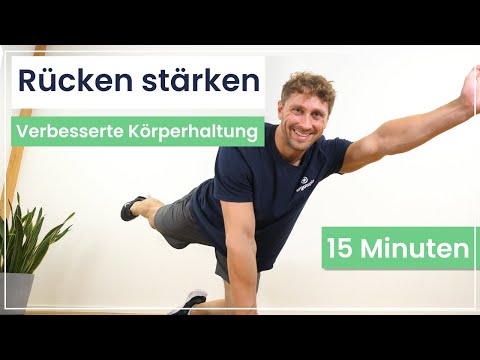 Rücken stärken und Körperhaltung verbessern: 15-Minuten-Übungen für einen starken Rücken