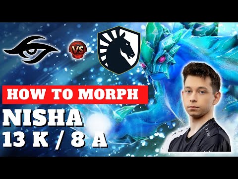 NISHA MORPHLING POV | TEAM SECRET VS LIQUID | GAME 1 | TI11 LB FINALS | How they play?