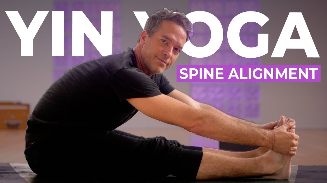 15 Min Yin Yoga for Spine Alignment l Gentle Stretch for a Healthy Back