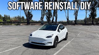 Do A Software Reinstall Yourself Without Tesla’s Help For Your Tesla Model 3/Y