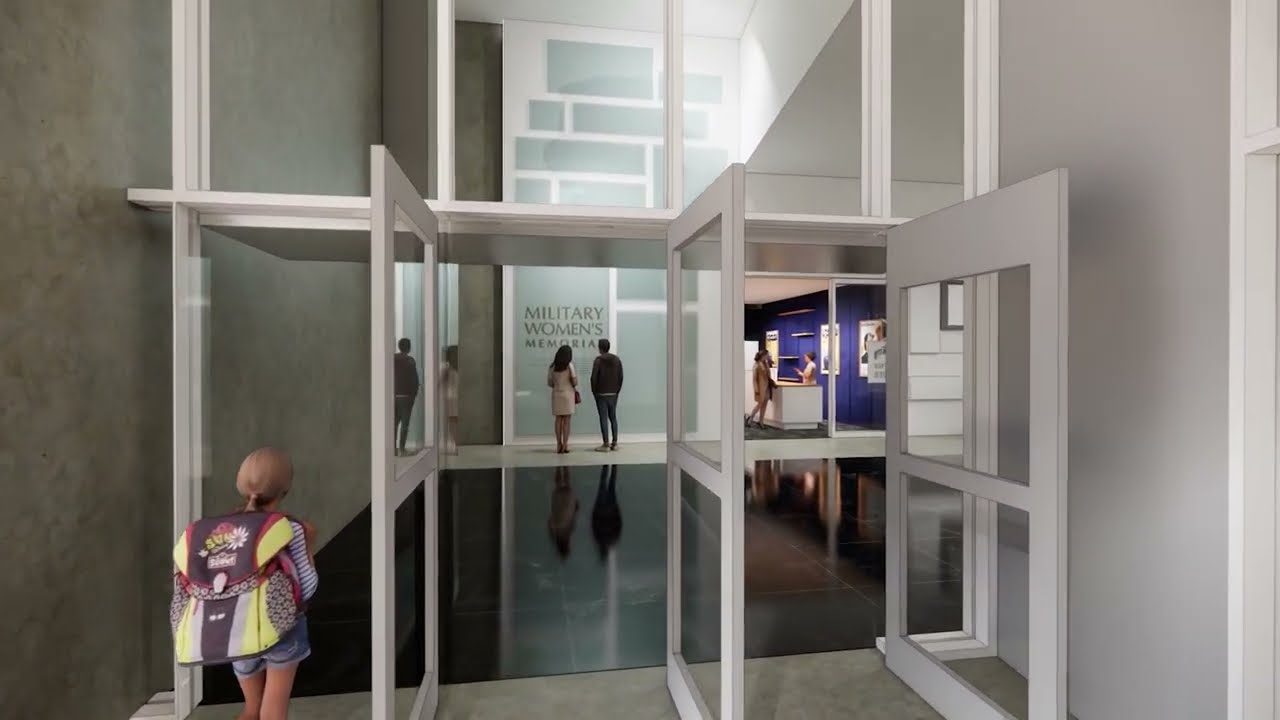 Flythrough Rendering of Renovated Military Women's Memorial