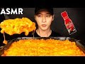 ASMR NUCLEAR FIRE MAC CHEESE MUKBANG No Talking COOKING EATING SOUNDS Zach Choi ASMR