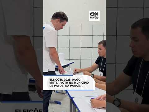 Eleições 2026: Hugo Motta vota no município de Patos, na Paraíba