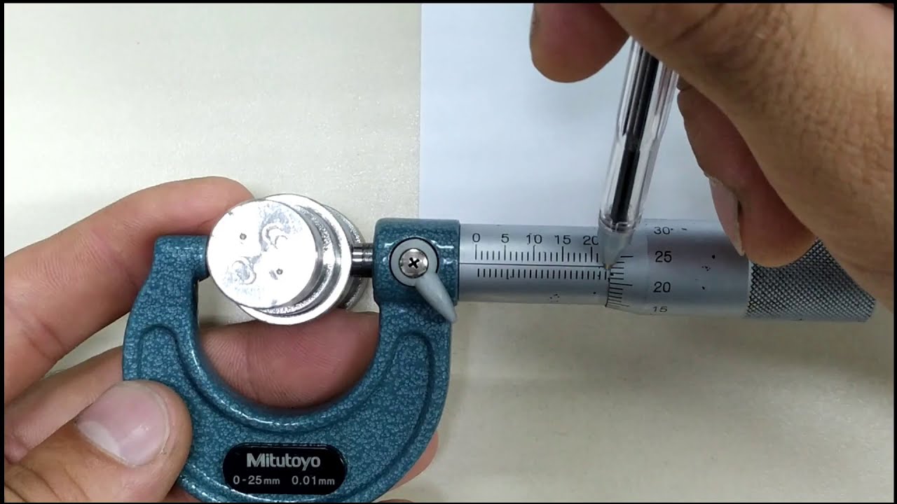 Leitura com micrômetro Centesimal | Posicionamento