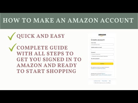 How to Create an Amazon Account in One Minute — A Quick Guide for Caregivers