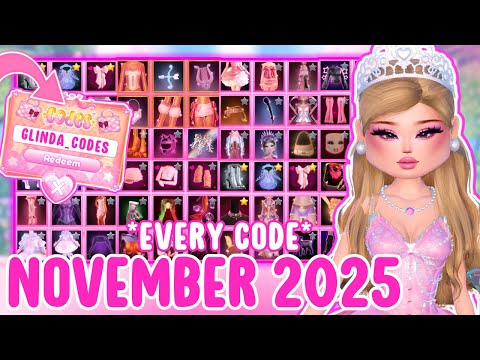 *NEW CODES!!!* ALL WORKING CODES IN DRESS TO IMPRESS *NOVEMBER 2025*