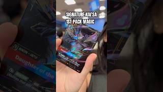 FROM THE VERY FIRST PACK WE OPENED - Kai’sa signature card ​⁠@riftbound #riftbound