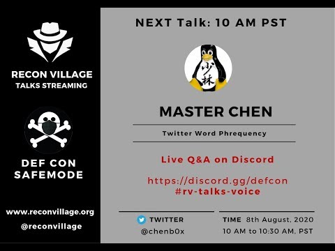 Recon Village DEF CON 28 SAFEMODE Streaming