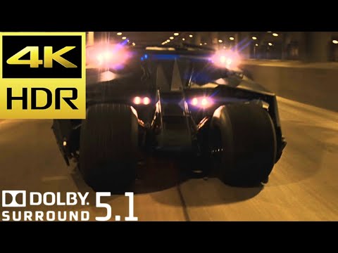 Batmobile Chase Scene in IMAX | The Dark Knight (2008) Movie Clip 4K HDR