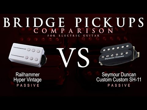 Railhammer HYPER VINTAGE vs Seymour Duncan CUSTOM CUSTOM SH-11 - Bridge Guitar Pickup Comparison