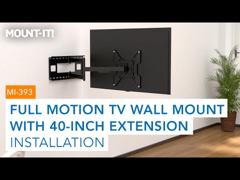 Full Motion TV Wall Mount with 40-inch Extension | MI-393  (Installation)