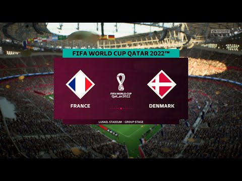 France vs Denmark | FIFA World Cup Qatar 2022 - 26th November 2022 | Simulation FIFA 23