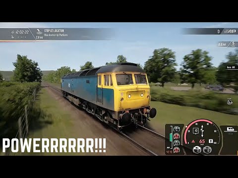 TRAIN RACING - Stage 1, Race 1 - West Somerset Railway DRAG STRIP - Class 101, Class 47, Class 66