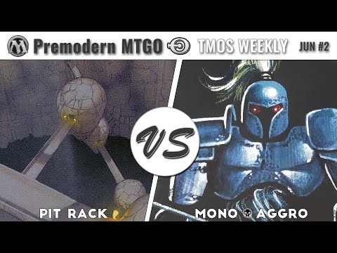 TMOS Biweekly Jun #2 - Round 1 - Pit Rack vs Mono Black Aggro