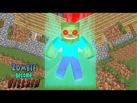 Monster School | ZOMBIE VILLAIN BECOME INSANE | Monster School