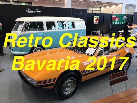 Messerundgang auf der Retro Classics Bavaria 2017 Nürnberg - Exhibition tour Retro Classics Bavaria