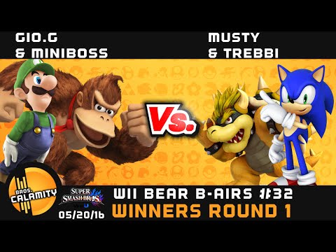 WBB #32 | MiniBoss & GioG vs Trebbi & T2D Musty - Winners Round 1 - Sm4sh Doubles