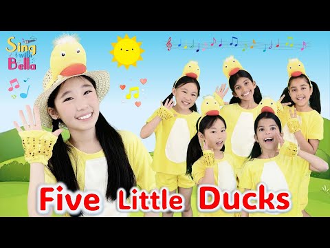 Five Little Ducks with lyrics and actions | Sing with Bella Ensemble | Sing and Dance Along