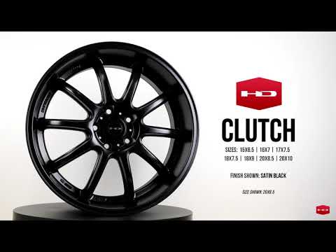 HD Wheels - CLUTCH Satin Black - SPOTLIGHT