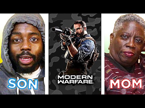 Mom Challenges Son To Call Of Duty Modern Warfare