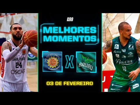 QUE NOITE DO BAURU! | MELHORES MOMENTOS | SÃO JOSÉ BASKETBALL 66 X 93 BAURU BASKET | NBB 15