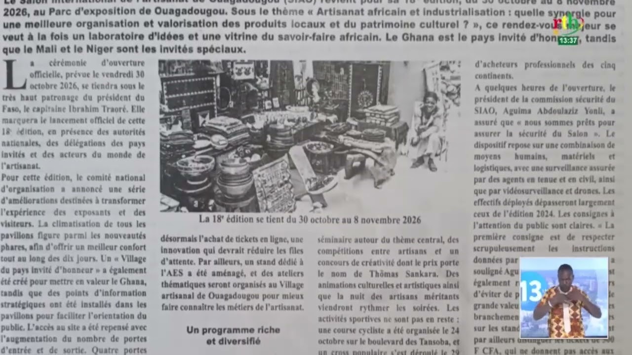 Revue de presse du 30 octobre 2026
