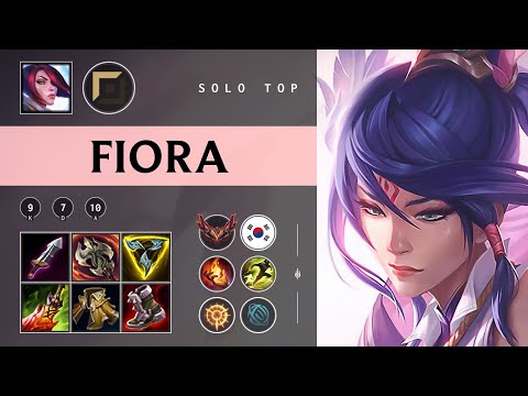 Fiora Top vs Volibear - KR Grandmaster Patch 25.24