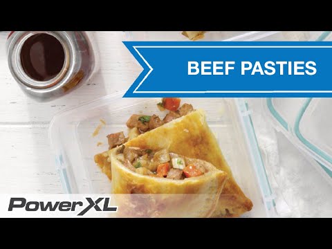 Baked Golden Crisp Beef Pasties l PowerXL Air Fryer Grill