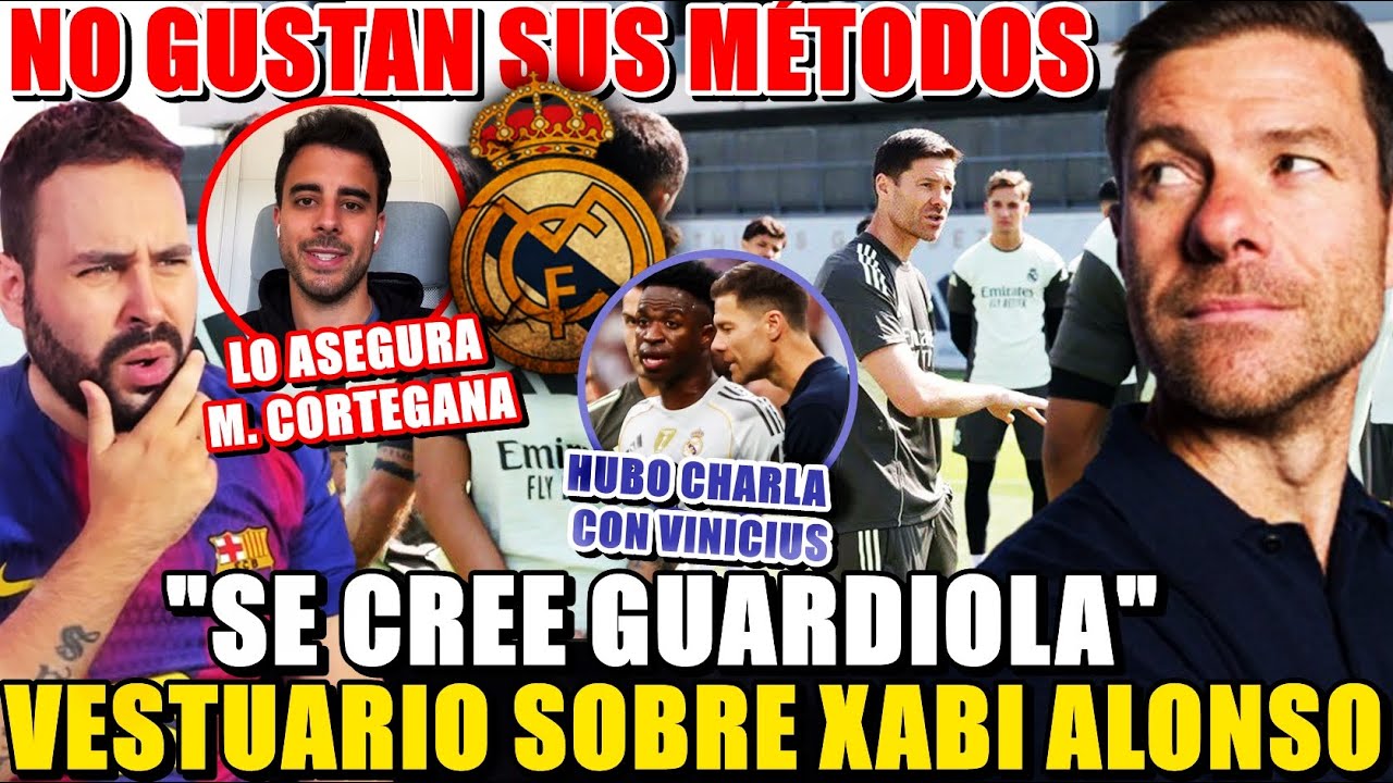 💥VESTUARIO del MADRID: "XABI se CREE GUARDIOLA" ¡NO GUSTAN sus MÉTODOS! CASO VINICIUS ¡Lo ASEGURAN!