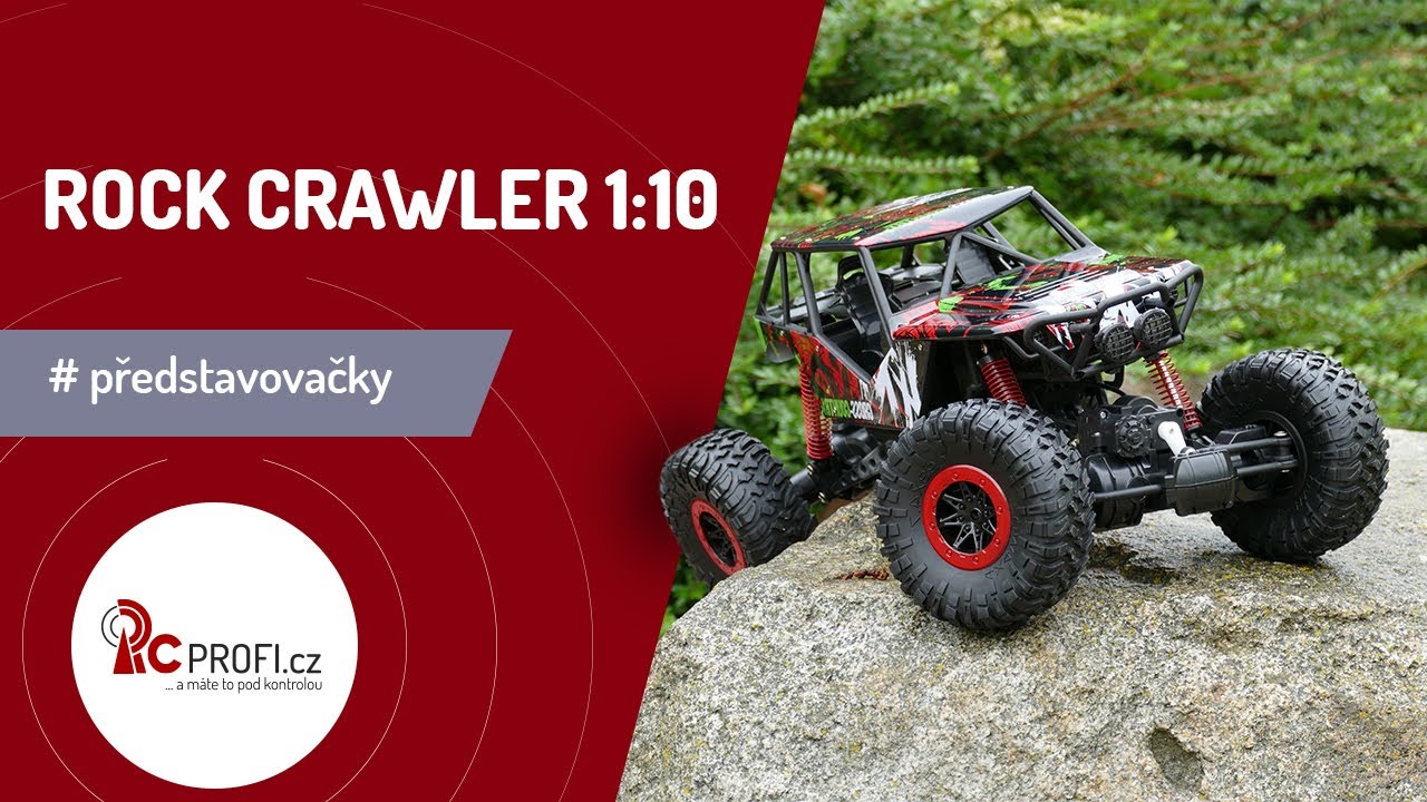 RC auto Rock Crawler 1:10, zelená
