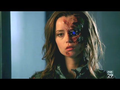 Terminator Sarah Connor Chronicles T-900  Cameron's exposed eye changed from red to blue