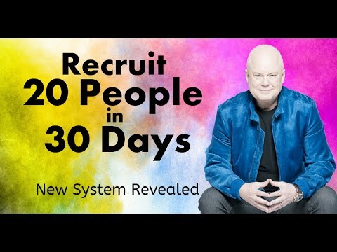 Recruit 20 People Into Your Network Marketing Business