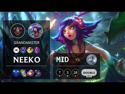 Neeko Mid vs Galio - KR Grandmaster Patch 11.13