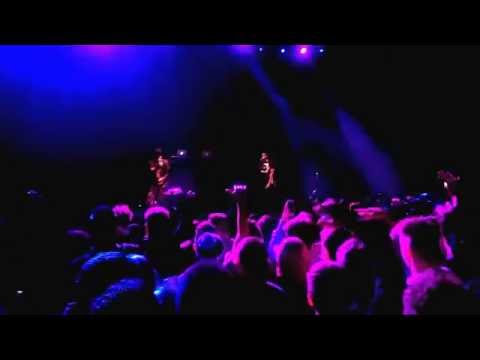 Wretch 32 and Hurricane Hunt live on the stage Leeds