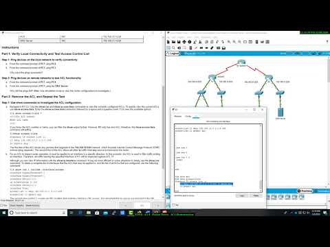 ENSA - 4.1.4 - Packet Tracer - ACL Demonstration
